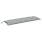 vidaXL Gartenbank-Auflage Melange Hellgrau 150x50x7 cm Stoff