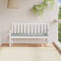 vidaXL Gartenbank-Auflage Melange Hellgrau 150x50x7 cm Stoff