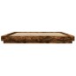 vidaXL Bettgestell mit LED Räuchereiche 180x200 cm Holzwerkstoff vidaXL Bettgestell mit LED Räuchereiche 180x200 cm Holzwerkstoff