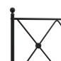 vidaXL Bettgestell mit Kopfteil Metall Schwarz 135x190 cm vidaXL Bettgestell mit Kopfteil Metall Schwarz 135x190 cm