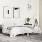 vidaXL Bettgestell Grau Sonoma 180x200 cm Holzwerkstoff und Metall vidaXL Bettgestell Grau Sonoma 180x200 cm Holzwerkstoff und Metall