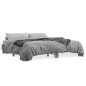 vidaXL Bettgestell Grau Sonoma 180x200 cm Holzwerkstoff und Metall vidaXL Bettgestell Grau Sonoma 180x200 cm Holzwerkstoff und Metall