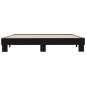 vidaXL Bettgestell Schwarz 160x200 cm Holzwerkstoff und Metall vidaXL Bettgestell Schwarz 160x200 cm Holzwerkstoff und Metall