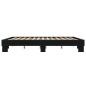vidaXL Bettgestell Schwarz 160x200 cm Holzwerkstoff und Metall vidaXL Bettgestell Schwarz 160x200 cm Holzwerkstoff und Metall