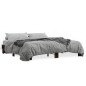 vidaXL Bettgestell Braun Eichen-Optik 160x200 cm Holzwerkstoff Metall vidaXL Bettgestell Braun Eichen-Optik 160x200 cm Holzwerkstoff Metall