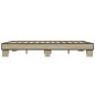 vidaXL Bettgestell Sonoma-Eiche 150x200 cm Holzwerkstoff und Metall vidaXL Bettgestell Sonoma-Eiche 150x200 cm Holzwerkstoff und Metall