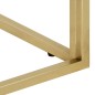 vidaXL Couchtisch Golden Edelstahl und Hartglas vidaXL Couchtisch Golden Edelstahl und Hartglas