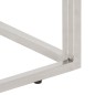 vidaXL Couchtisch Silbern Edelstahl und Hartglas vidaXL Couchtisch Silbern Edelstahl und Hartglas