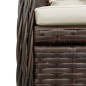 vidaXL 9-tlg. Garten-Essgruppe mit Kissen Braun Poly Rattan vidaXL 9-tlg. Garten-Essgruppe mit Kissen Braun Poly Rattan