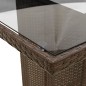 vidaXL 9-tlg. Garten-Essgruppe mit Kissen Braun Poly Rattan vidaXL 9-tlg. Garten-Essgruppe mit Kissen Braun Poly Rattan