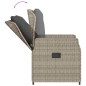 vidaXL 7-tlg. Garten-Essgruppe mit Kissen Hellgrau Poly Rattan vidaXL 7-tlg. Garten-Essgruppe mit Kissen Hellgrau Poly Rattan