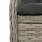 vidaXL 7-tlg. Garten-Essgruppe mit Kissen Hellgrau Poly Rattan vidaXL 7-tlg. Garten-Essgruppe mit Kissen Hellgrau Poly Rattan
