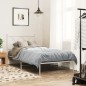 vidaXL Bettgestell mit Kopfteil Metall Weiß 90x190 cm vidaXL Bettgestell mit Kopfteil Metall Weiß 90x190 cm