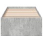 vidaXL Bettgestell Betongrau 75x190 cm Holzwerkstoff vidaXL Bettgestell Betongrau 75x190 cm Holzwerkstoff