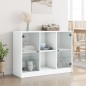 vidaXL Sideboard Weiß 101,5x37x75,5 cm Holzwerkstoff vidaXL Sideboard Weiß 101,5x37x75,5 cm Holzwerkstoff