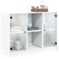 vidaXL Sideboard Weiß 101,5x37x75,5 cm Holzwerkstoff vidaXL Sideboard Weiß 101,5x37x75,5 cm Holzwerkstoff
