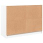 vidaXL Sideboard Weiß 101,5x37x75,5 cm Holzwerkstoff vidaXL Sideboard Weiß 101,5x37x75,5 cm Holzwerkstoff
