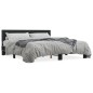 vidaXL Bettgestell Schwarz 180x200 cm Holzwerkstoff und Metall vidaXL Bettgestell Schwarz 180x200 cm Holzwerkstoff und Metall