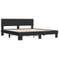 vidaXL Bettgestell Schwarz 180x200 cm Holzwerkstoff und Metall vidaXL Bettgestell Schwarz 180x200 cm Holzwerkstoff und Metall