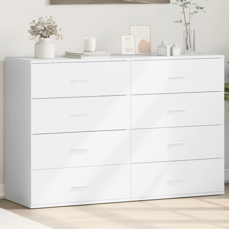 vidaXL Sideboards 2 Stk. Weiß 60x39x80 cm Holzwerkstoff vidaXL Sideboards 2 Stk. Weiß 60x39x80 cm Holzwerkstoff