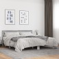 vidaXL Bettgestell Grau Sonoma 180x200 cm Holzwerkstoff und Metall vidaXL Bettgestell Grau Sonoma 180x200 cm Holzwerkstoff und Metall