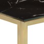 vidaXL Konsolentisch Golden Edelstahl und Hartglas vidaXL Konsolentisch Golden Edelstahl und Hartglas