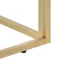 vidaXL Konsolentisch Golden Edelstahl und Hartglas vidaXL Konsolentisch Golden Edelstahl und Hartglas