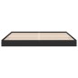 vidaXL Bettgestell Schwarz 200x200 cm Holzwerkstoff vidaXL Bettgestell Schwarz 200x200 cm Holzwerkstoff