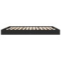 vidaXL Bettgestell Schwarz 200x200 cm Holzwerkstoff vidaXL Bettgestell Schwarz 200x200 cm Holzwerkstoff
