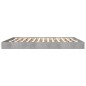 vidaXL Bettgestell Betongrau 200x200 cm Holzwerkstoff vidaXL Bettgestell Betongrau 200x200 cm Holzwerkstoff