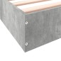 vidaXL Bettgestell Betongrau 200x200 cm Holzwerkstoff vidaXL Bettgestell Betongrau 200x200 cm Holzwerkstoff