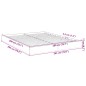 vidaXL Bettgestell Betongrau 200x200 cm Holzwerkstoff vidaXL Bettgestell Betongrau 200x200 cm Holzwerkstoff