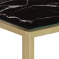 vidaXL Konsolentisch Golden Edelstahl und Hartglas vidaXL Konsolentisch Golden Edelstahl und Hartglas