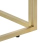vidaXL Konsolentisch Golden Edelstahl und Hartglas vidaXL Konsolentisch Golden Edelstahl und Hartglas