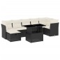 vidaXL 8-tlg. Garten-Sofagarnitur mit Kissen Schwarz Poly Rattan vidaXL 8-tlg. Garten-Sofagarnitur mit Kissen Schwarz Poly Rattan