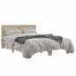 vidaXL Bettgestell Sonoma-Eiche 140x190 cm Holzwerkstoff und Metall vidaXL Bettgestell Sonoma-Eiche 140x190 cm Holzwerkstoff und Metall
