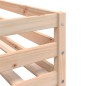 vidaXL Etagenbett mit Vorhängen Weiß Schwarz 90x200 cm Kiefernholz vidaXL Etagenbett mit Vorhängen Weiß Schwarz 90x200 cm Kiefernholz