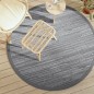 vidaXL Outdoor-Teppich Grau Ø160 cm PP vidaXL Outdoor-Teppich Grau Ø160 cm PP