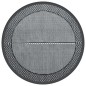 vidaXL Outdoor-Teppich Grau Ø200 cm PP vidaXL Outdoor-Teppich Grau Ø200 cm PP