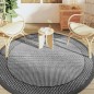 vidaXL Outdoor-Teppich Grau Ø200 cm PP vidaXL Outdoor-Teppich Grau Ø200 cm PP