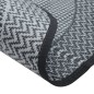 vidaXL Outdoor-Teppich Grau Ø200 cm PP vidaXL Outdoor-Teppich Grau Ø200 cm PP