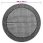 vidaXL Outdoor-Teppich Grau Ø200 cm PP vidaXL Outdoor-Teppich Grau Ø200 cm PP