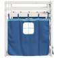 vidaXL Etagenbett mit Vorhängen Blau 90x190 cm Massivholz Kiefer vidaXL Etagenbett mit Vorhängen Blau 90x190 cm Massivholz Kiefer