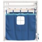 vidaXL Etagenbett mit Vorhängen Blau 90x190 cm Massivholz Kiefer vidaXL Etagenbett mit Vorhängen Blau 90x190 cm Massivholz Kiefer