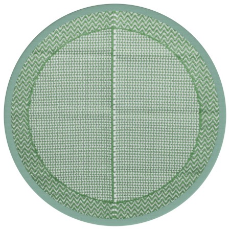 vidaXL Outdoor-Teppich Grün Ø160 cm PP