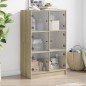 vidaXL Highboard mit Türen Sonoma-Eiche 68x37x109 cm Holzwerkstoff vidaXL Highboard mit Türen Sonoma-Eiche 68x37x109 cm Holzwerkstoff