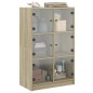 vidaXL Highboard mit Türen Sonoma-Eiche 68x37x109 cm Holzwerkstoff vidaXL Highboard mit Türen Sonoma-Eiche 68x37x109 cm Holzwerkstoff