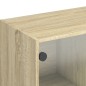 vidaXL Highboard mit Türen Sonoma-Eiche 68x37x109 cm Holzwerkstoff vidaXL Highboard mit Türen Sonoma-Eiche 68x37x109 cm Holzwerkstoff