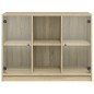 vidaXL Sideboard Sonoma-Eiche 102x37x75,5 cm Holzwerkstoff vidaXL Sideboard Sonoma-Eiche 102x37x75,5 cm Holzwerkstoff