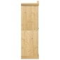 vidaXL Kleiderschrank Corona 55x52x170 cm Massivholz Kiefer vidaXL Kleiderschrank Corona 55x52x170 cm Massivholz Kiefer